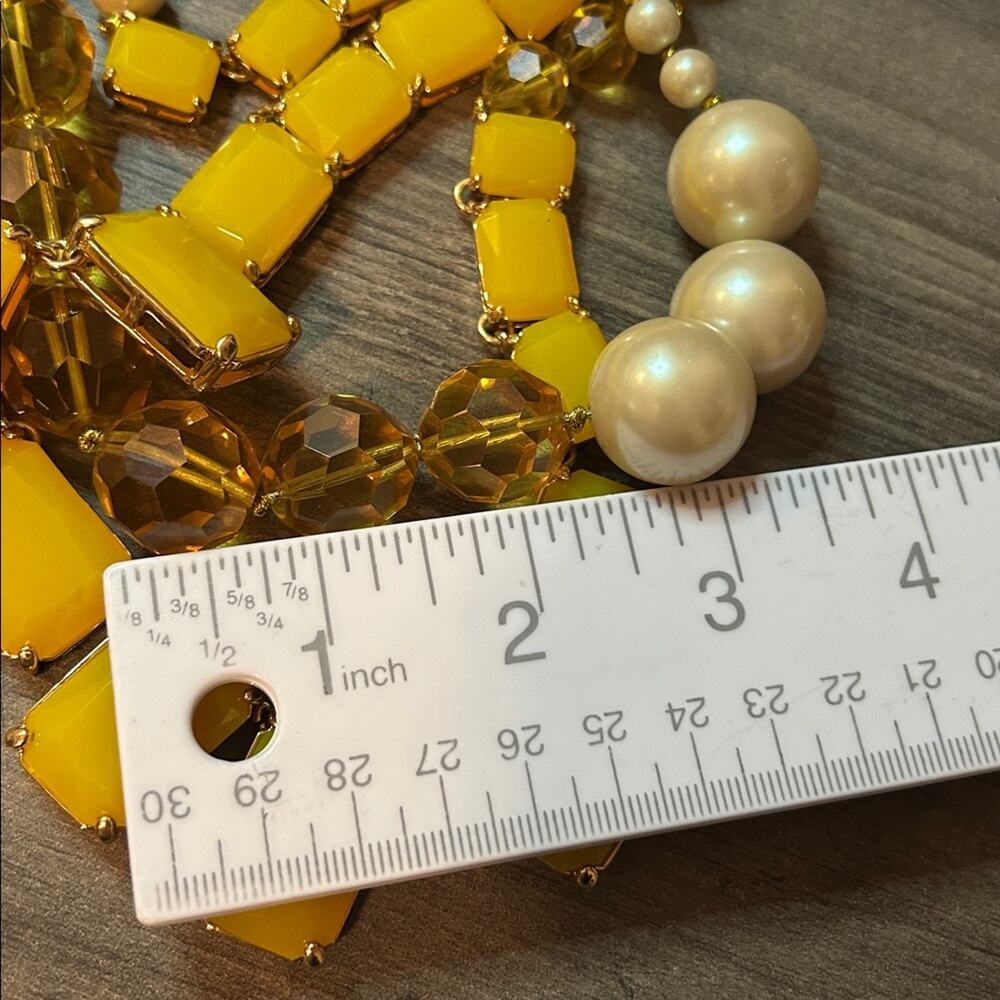 Kate Spade New York Statement Necklace #F009 Oversized Yellow Pearl WOW!!! - Picture 10 of 10